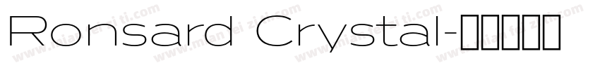 Ronsard Crystal字体转换